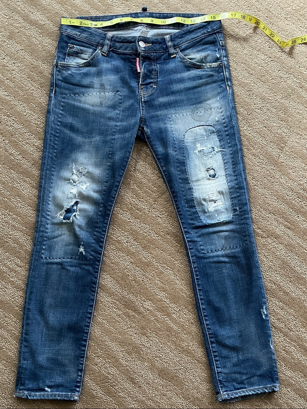 DSQUARED2 Women's Distressed Skinny Cool Girl Jeans size 38IT/30US